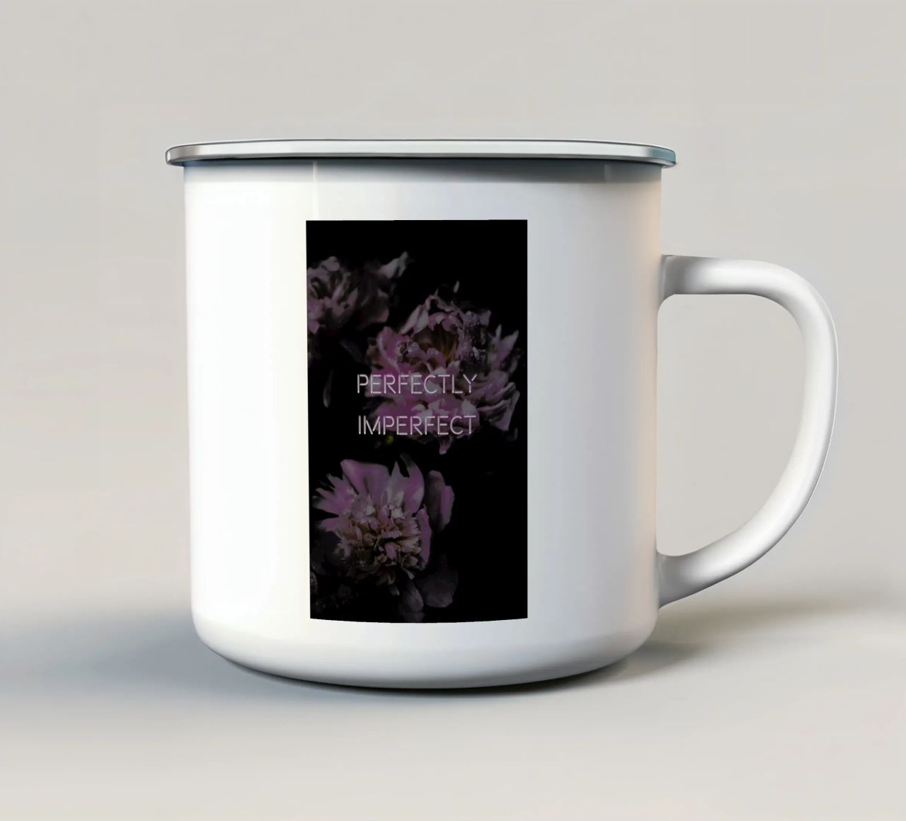 Perfectly imperfect tazza in smalto da Oh Darling