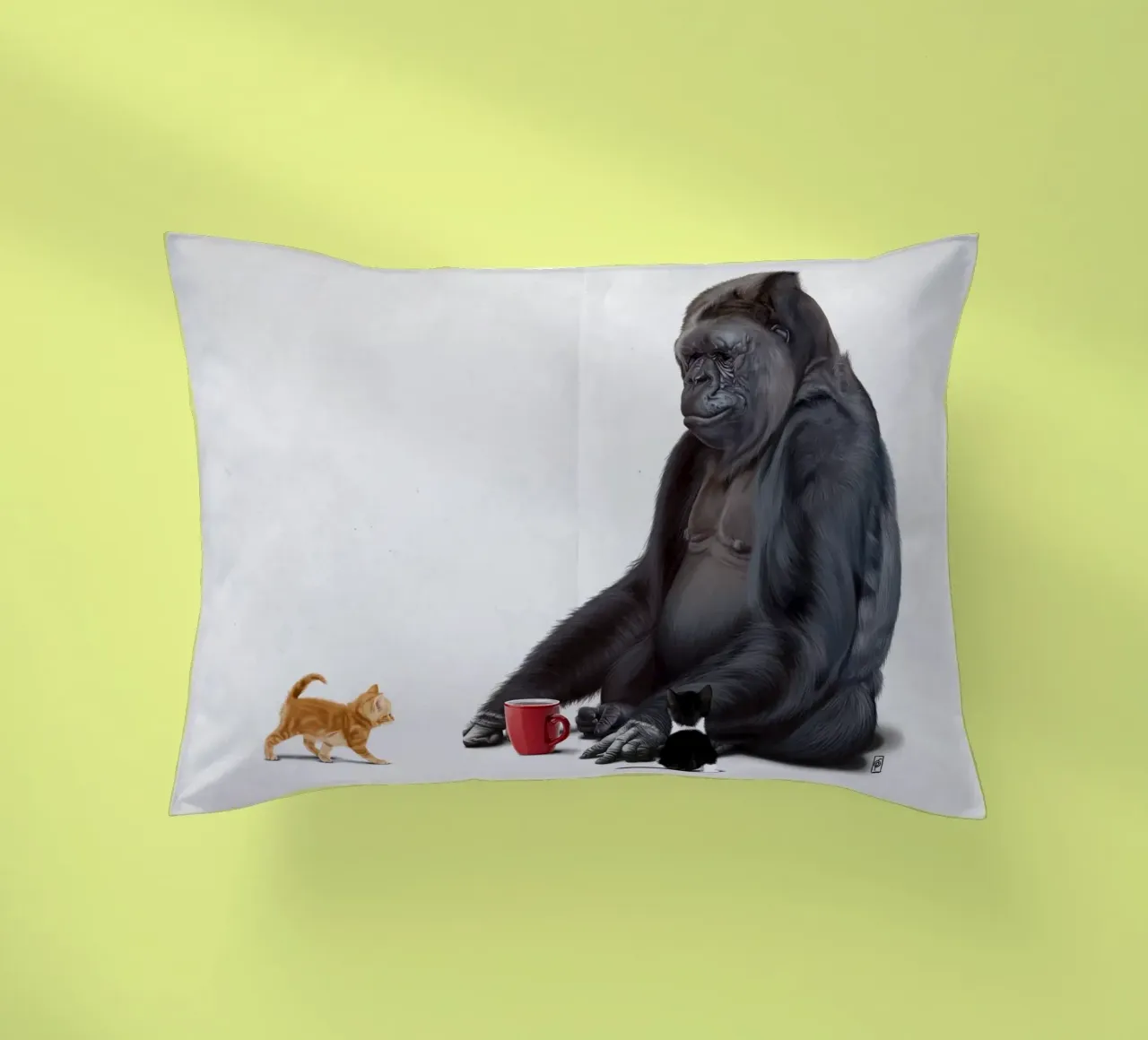 I Should Koko (Wordless) cuscino da Rob Art | Illustration