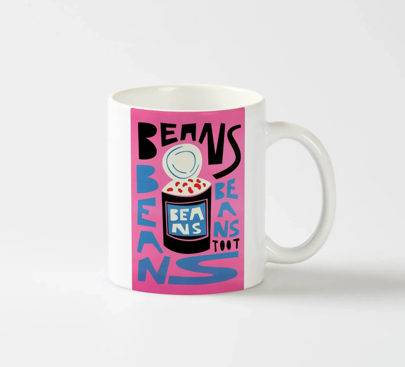 Beans Beans Beans ceramic mug by Fox & Velvet