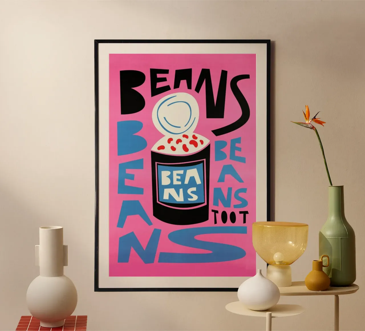 Beans Beans Beans poster by Fox & Velvet