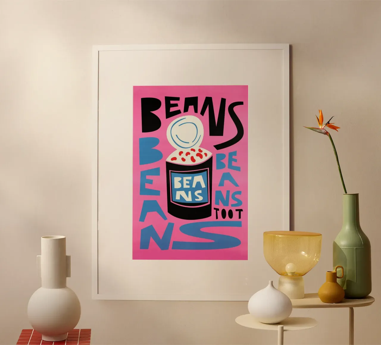 Beans Beans Beans poster by Fox & Velvet