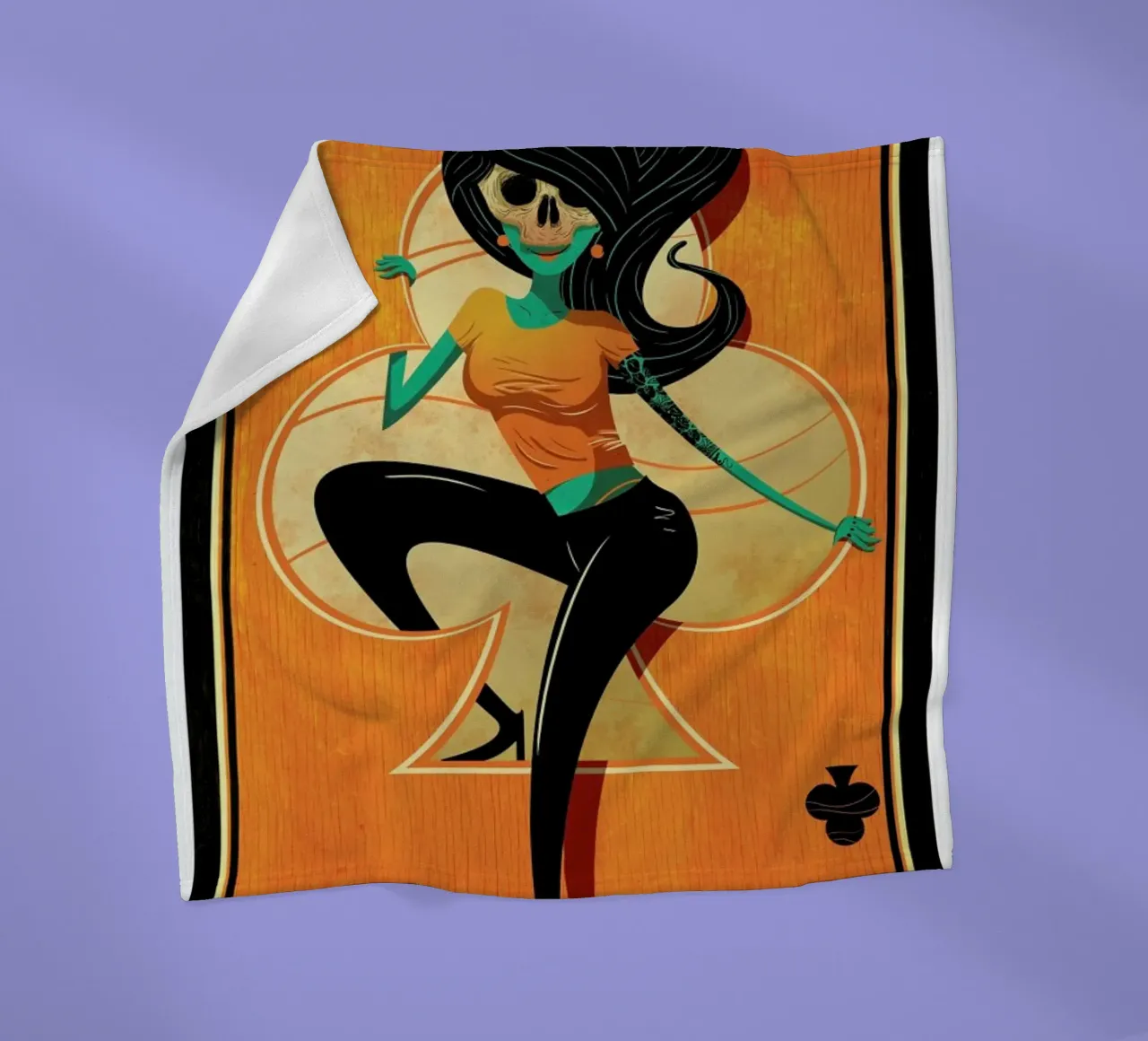 5 of Clubs coperta in pile da Victor Beuren