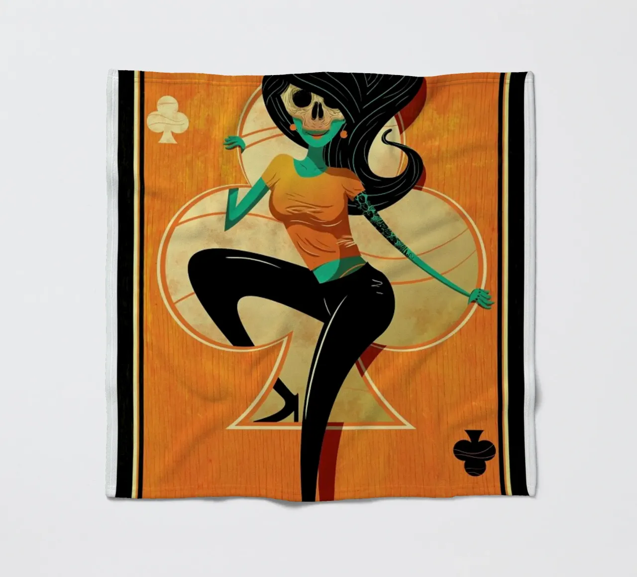 5 of Clubs coperta in pile da Victor Beuren