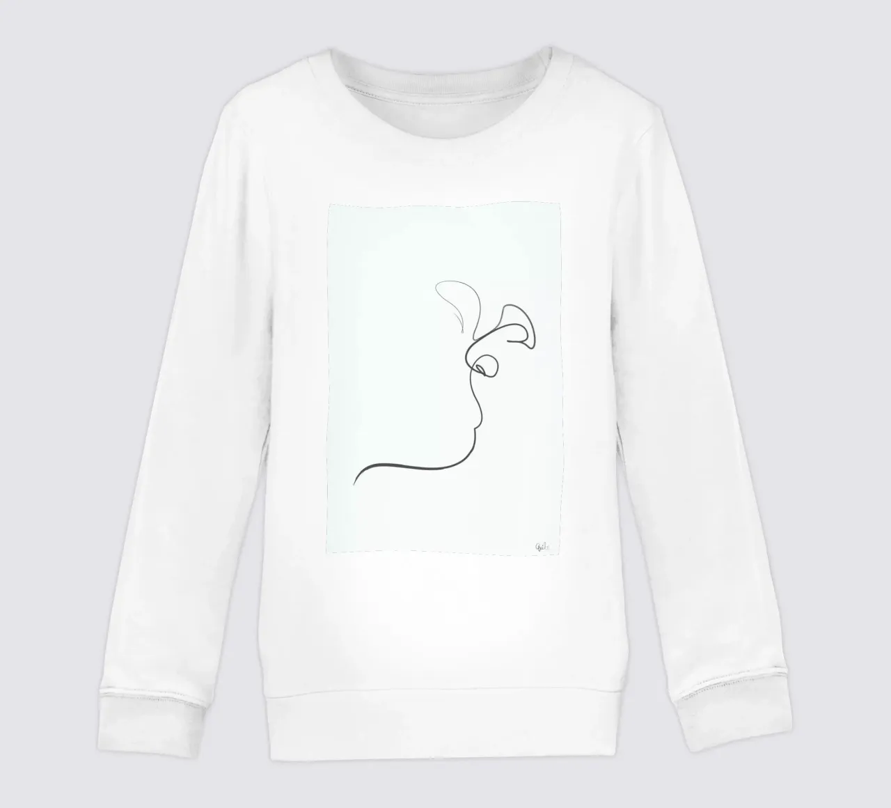 First Kiss of 2016 kids sweatshirt by Quibe