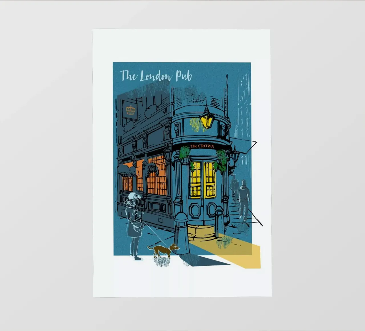 The London Pub telo in pvc da Rocket68