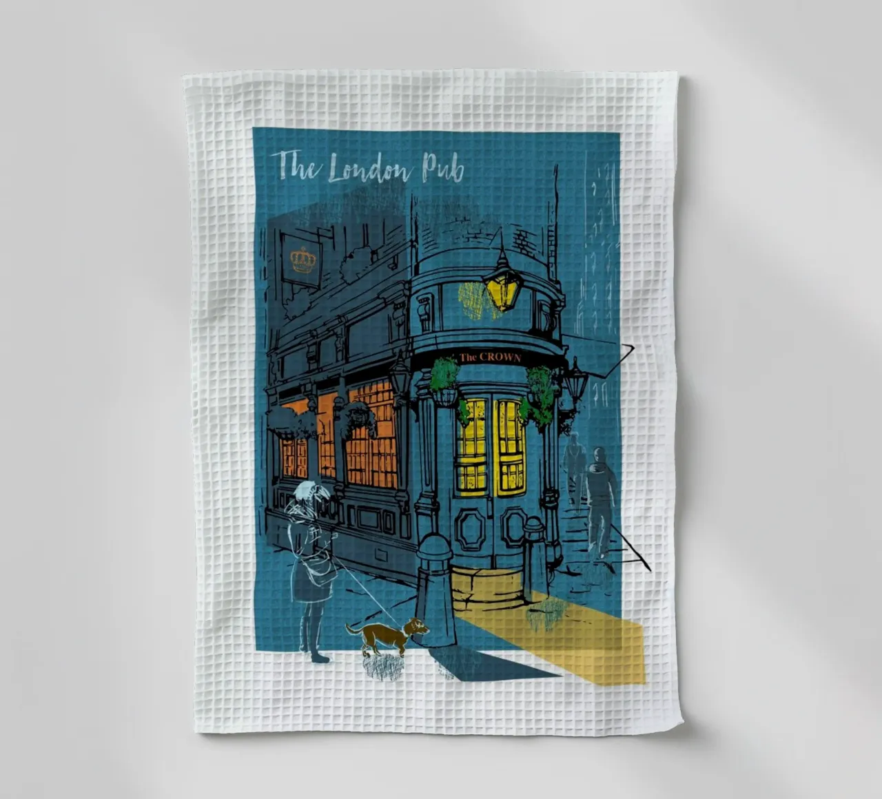 The London Pub canovaccio da cucina da Rocket68