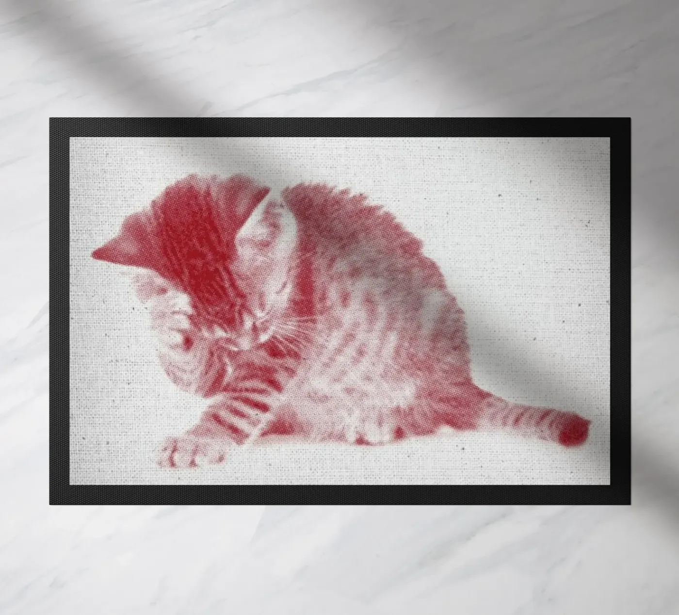 Kätzchen 01 doormat by Froilein Juno
