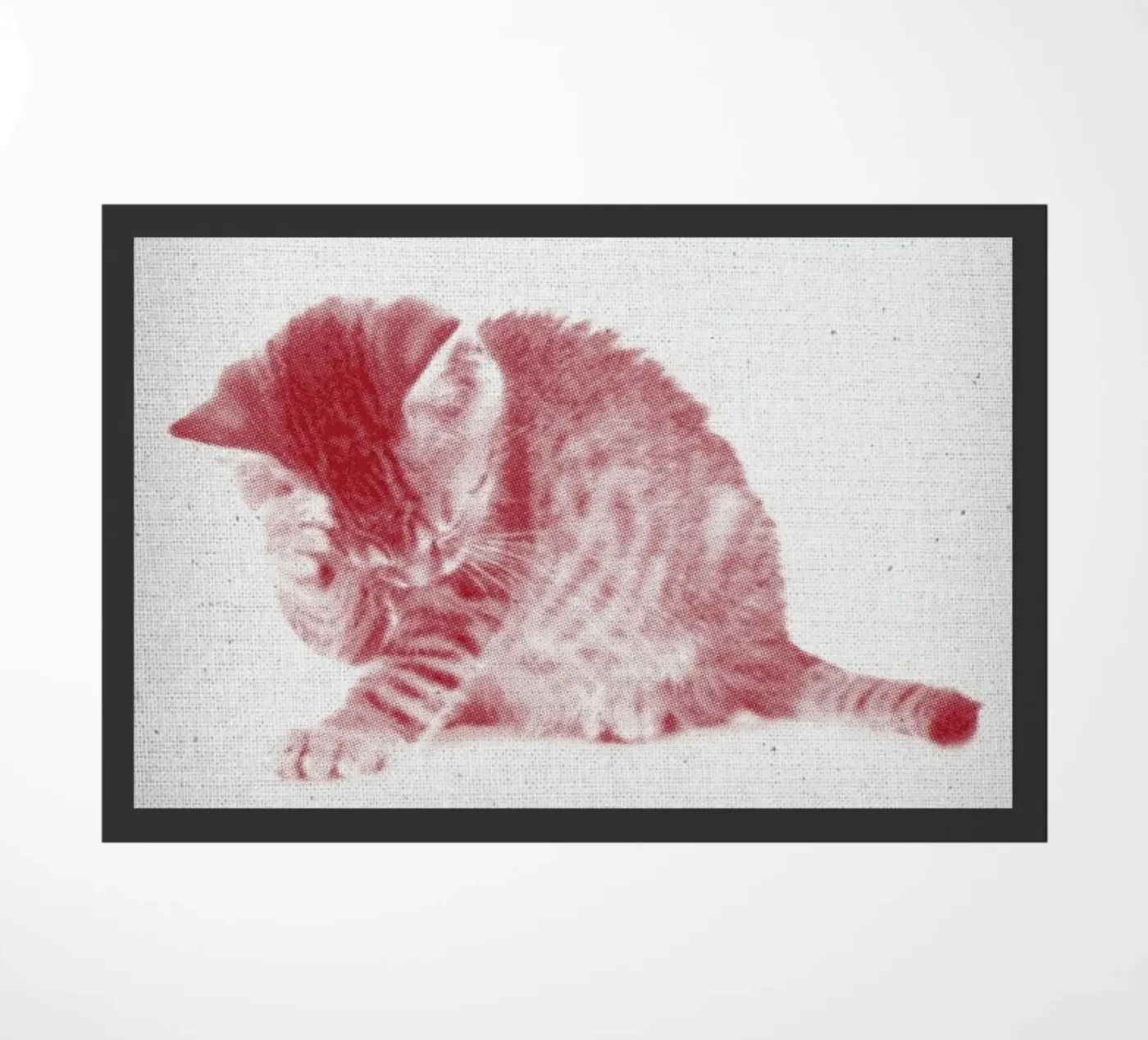Kätzchen 01 doormat by Froilein Juno