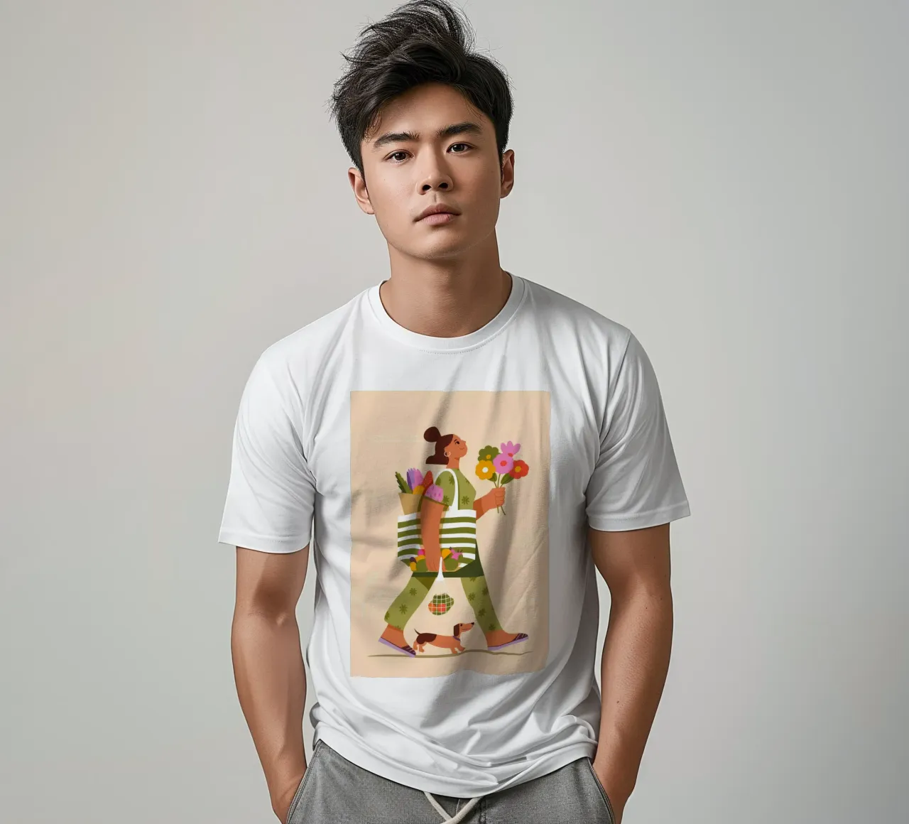Blumeneinkäuferin T-Shirt von Emery Kate