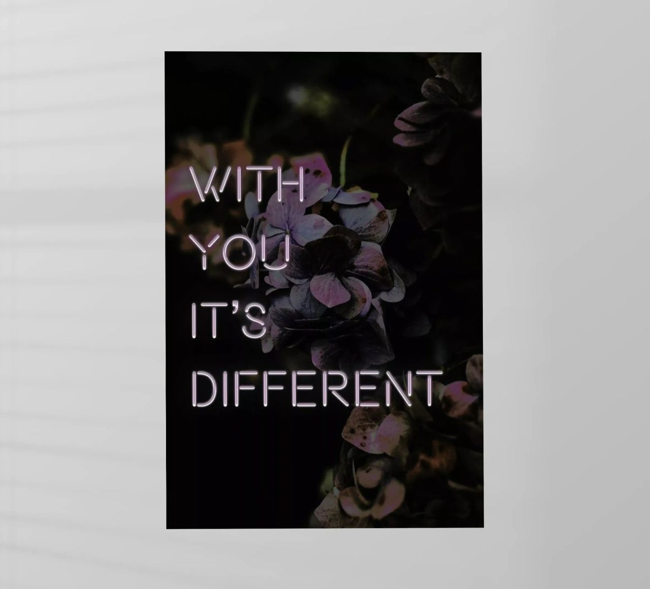 With you it's different pellicola backlit da Oh Darling