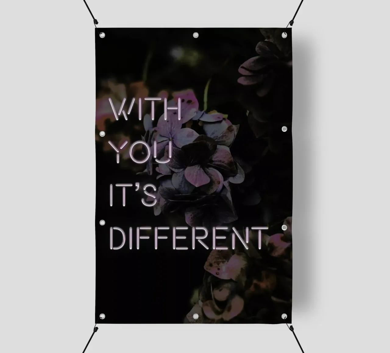 With you it's different telo in pvc da Oh Darling