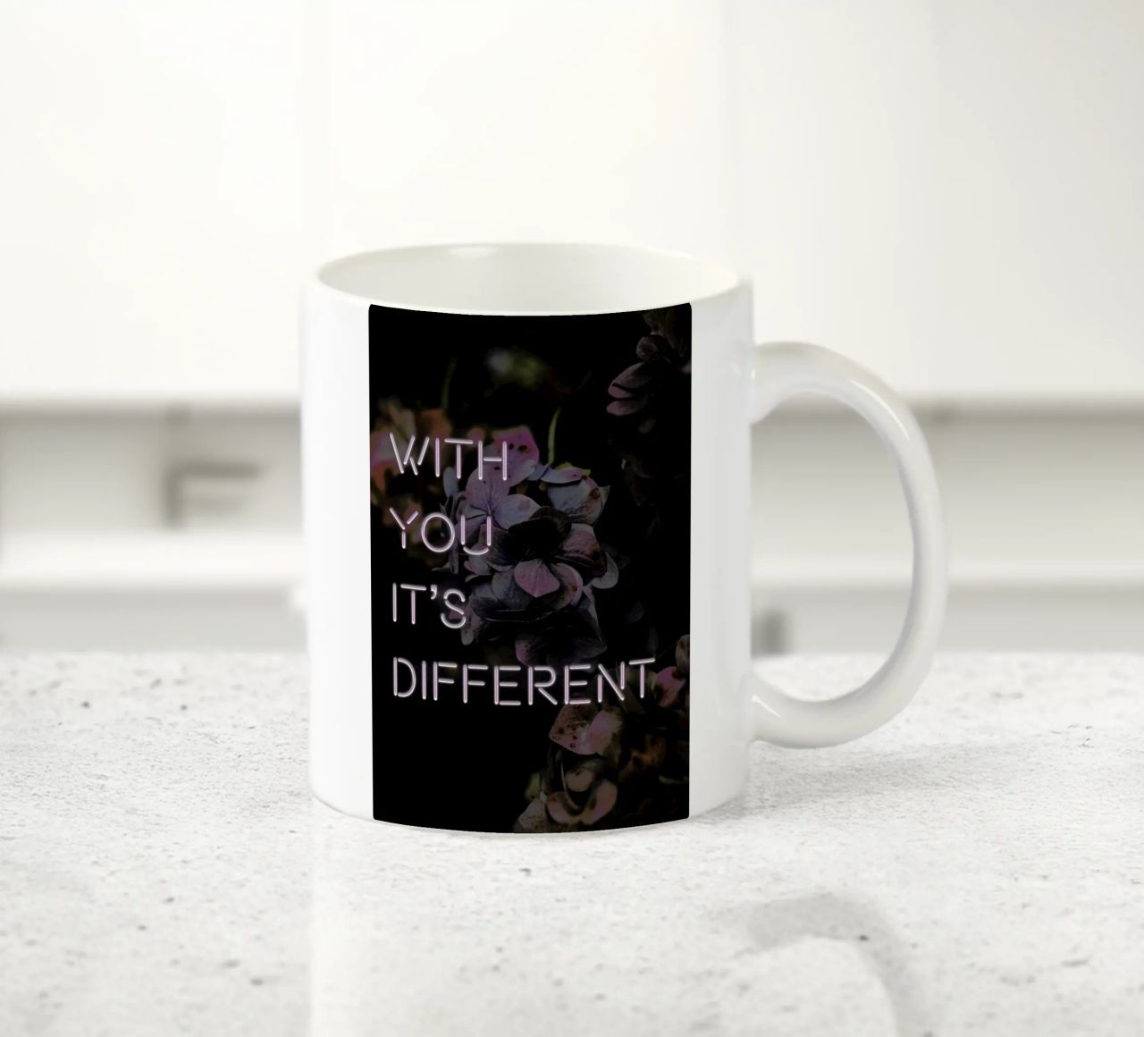 With you it's different tazza in ceramica da Oh Darling