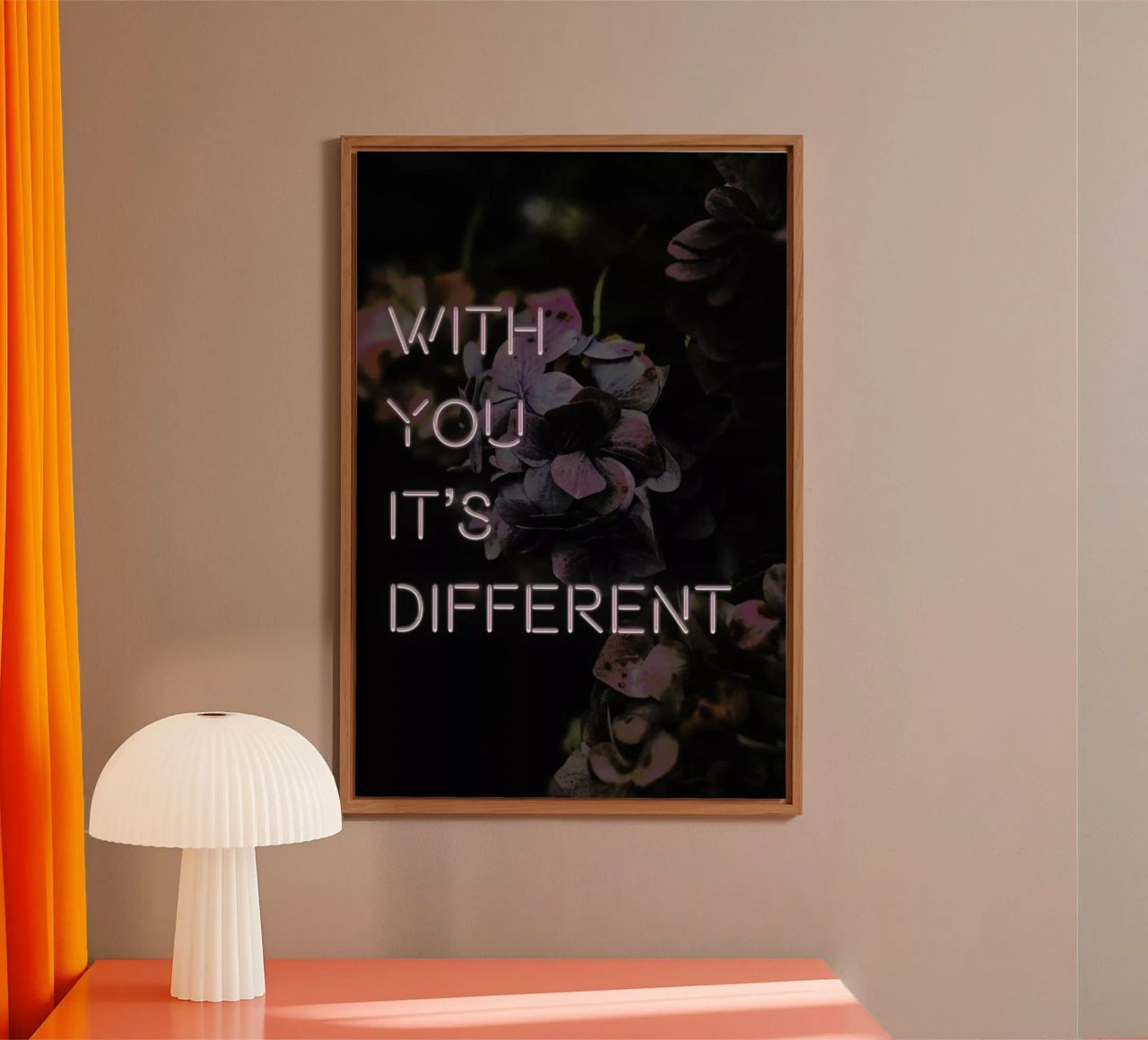 With you it's different alluminio dibond da Oh Darling