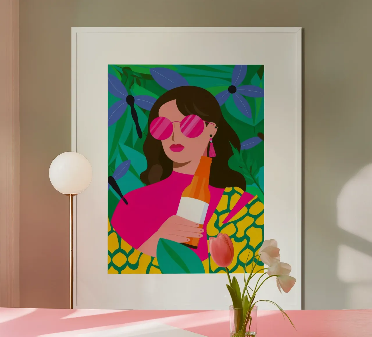 Lebendiges Porträt Poster von Emery Kate