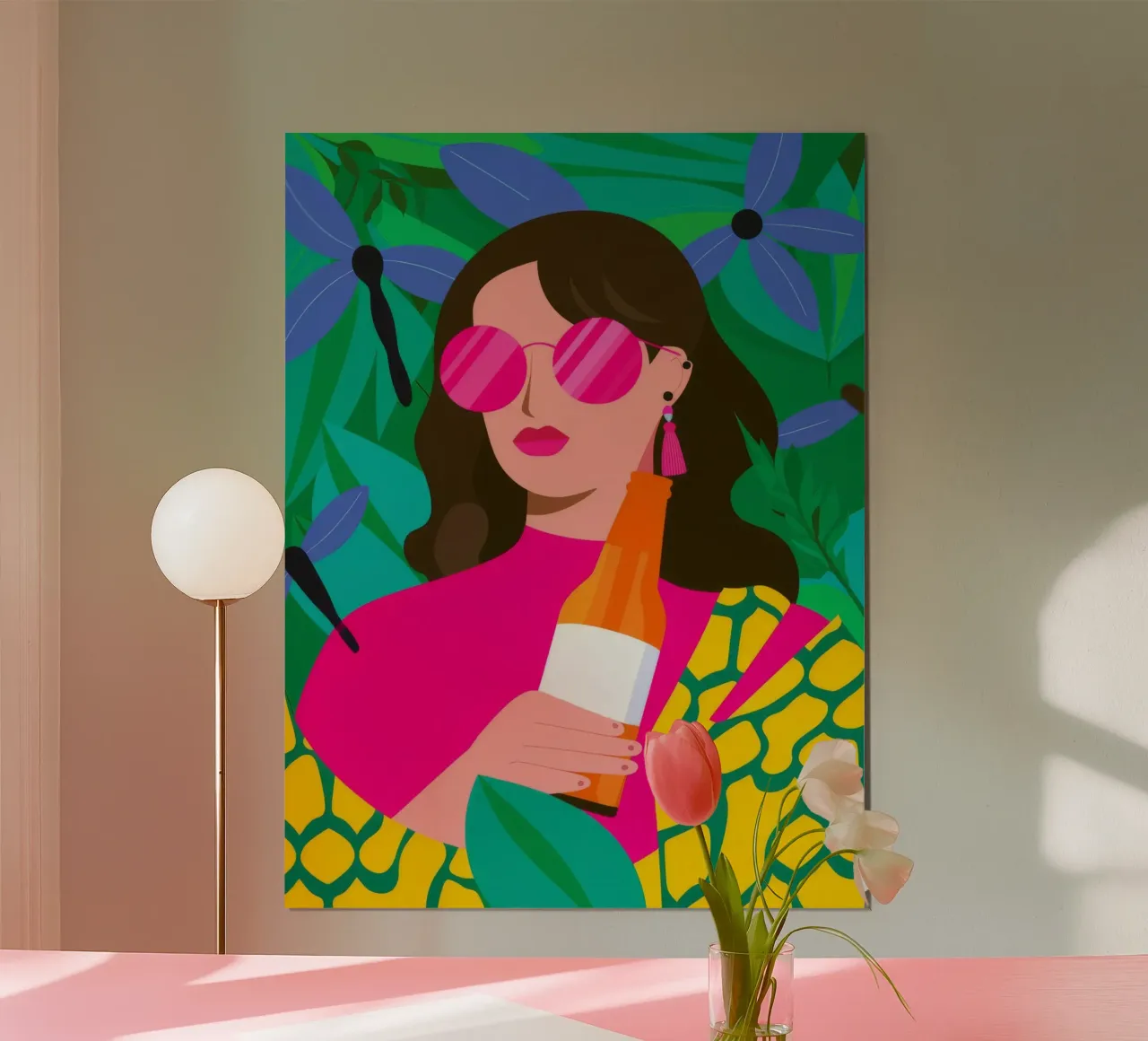 Lebendiges Porträt Poster von Emery Kate