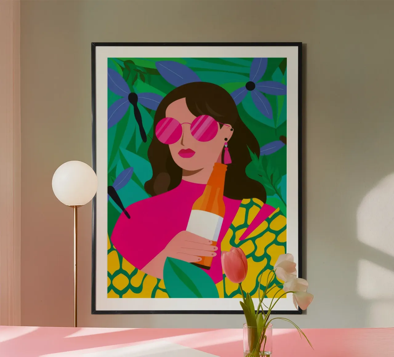 Lebendiges Porträt Poster von Emery Kate