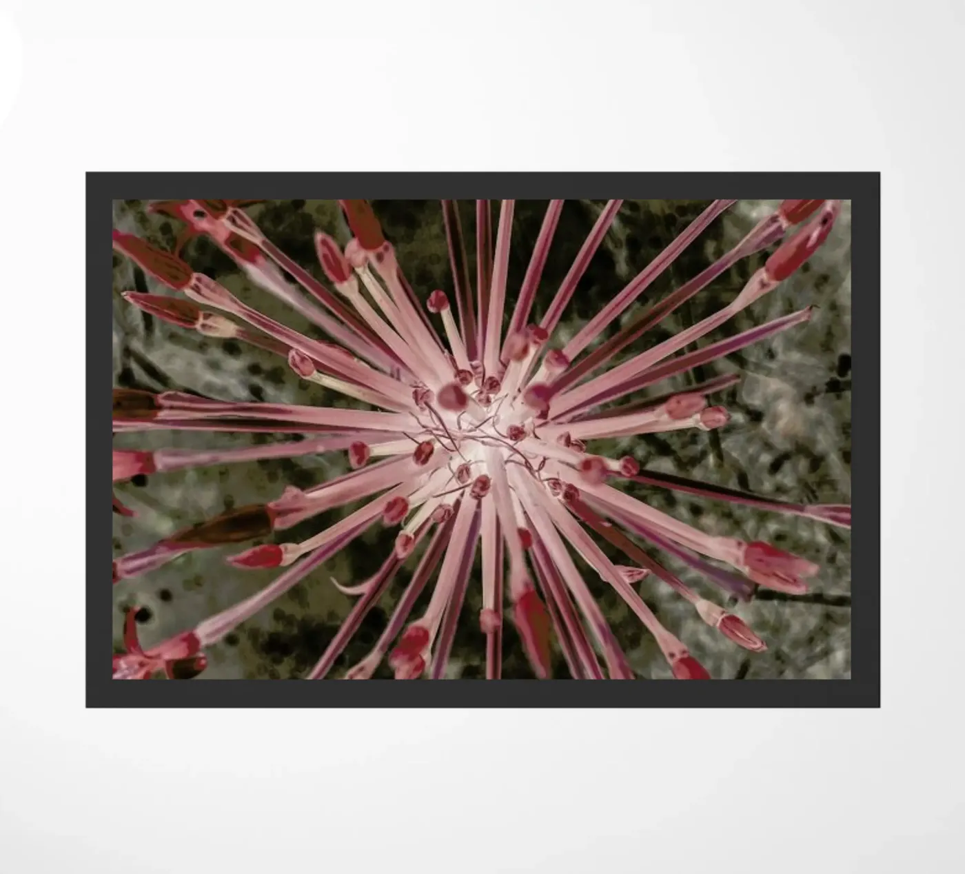 Fire Lilly deurmat van Shot By Clint