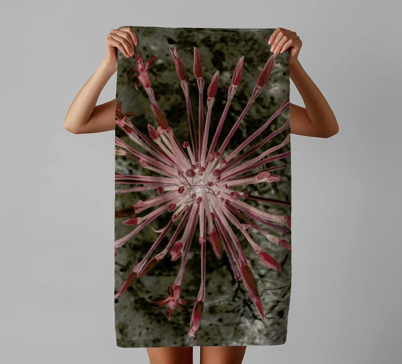 Fire Lilly towel by Shot By Clint