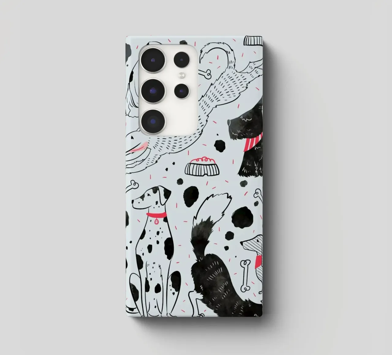 Dogs samsung phone case by Moira Scicluna Zahra