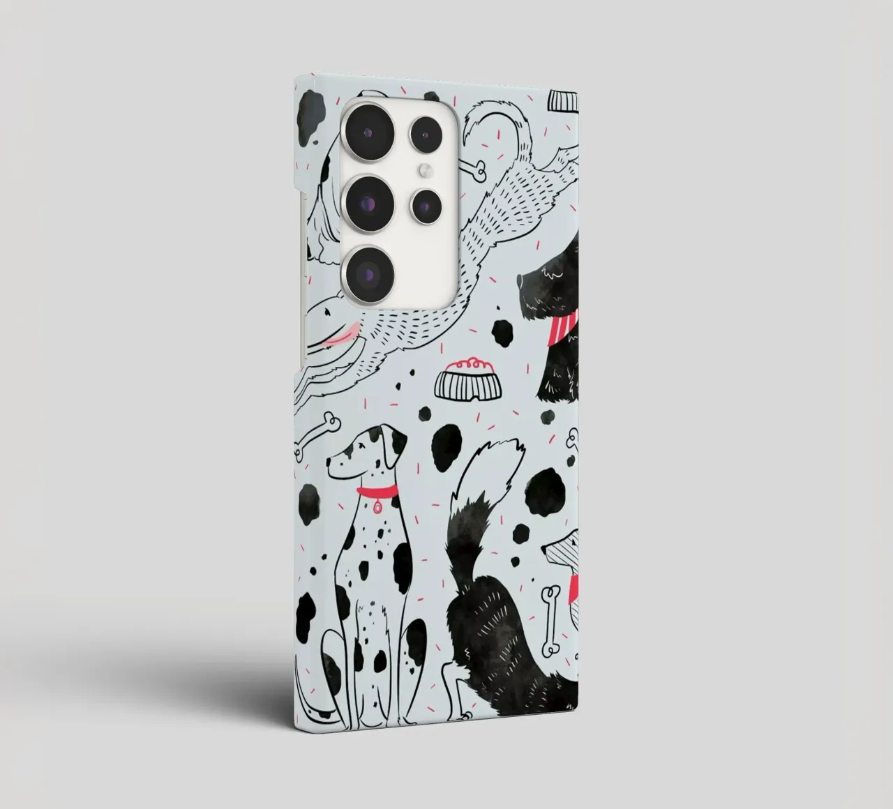 Dogs samsung phone case by Moira Scicluna Zahra