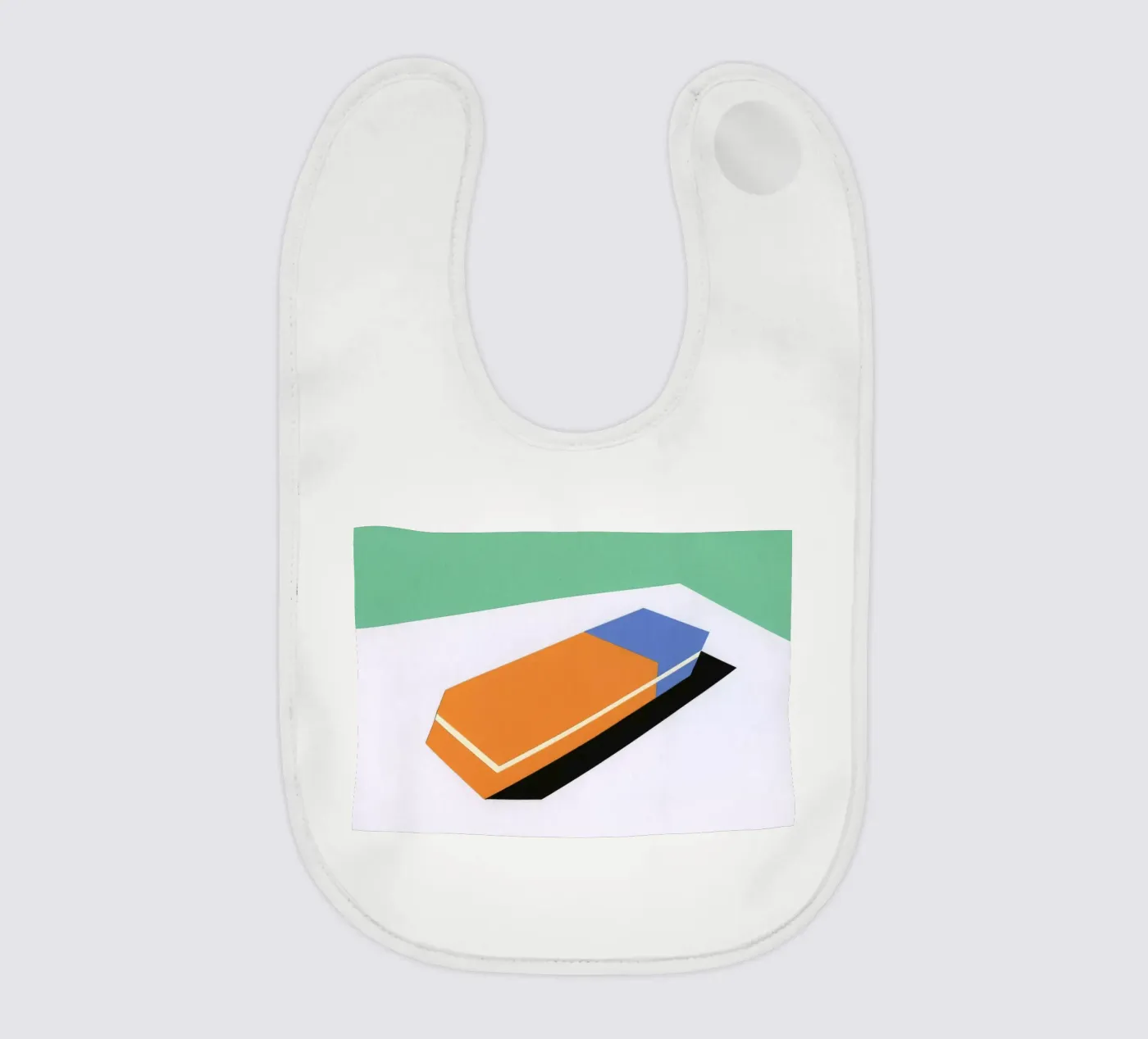Eraser baby bib by Rosi Feist