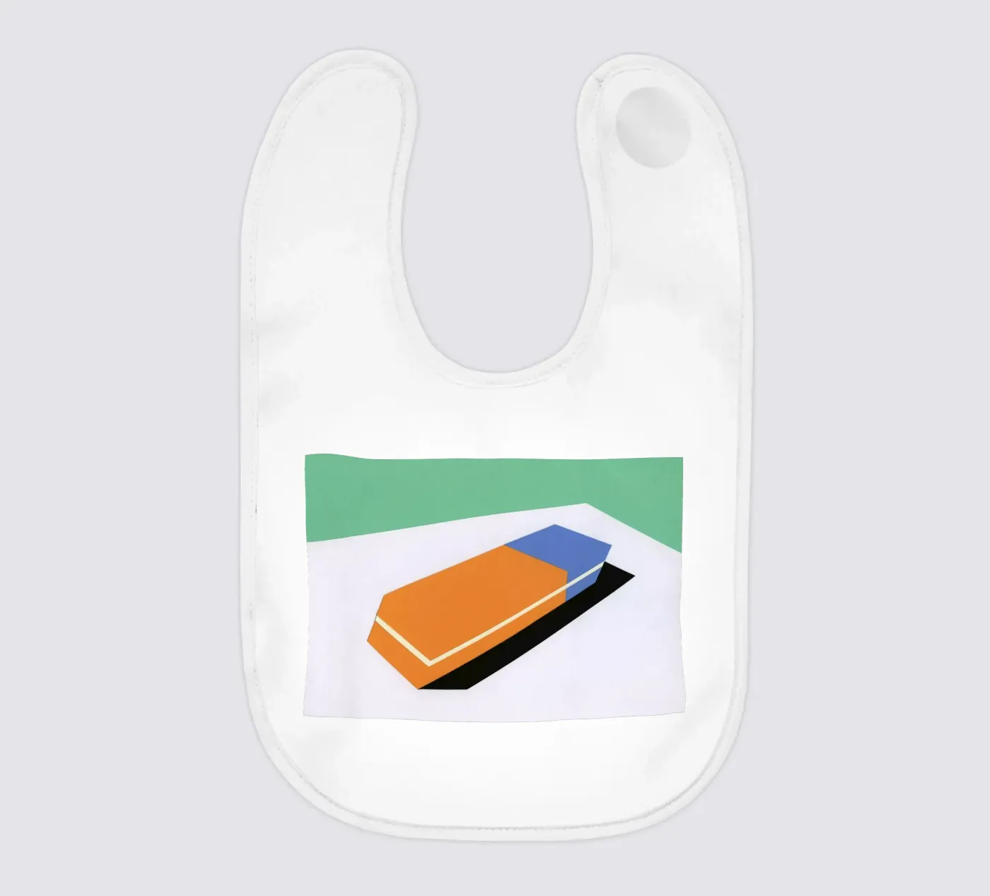 Eraser baby bib by Rosi Feist