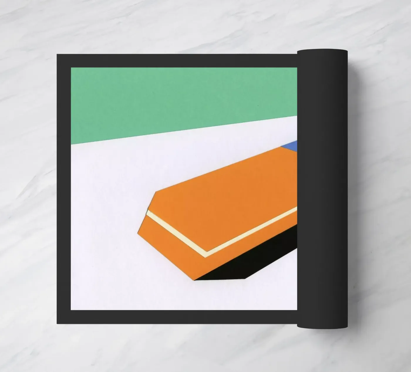 Eraser doormat by Rosi Feist