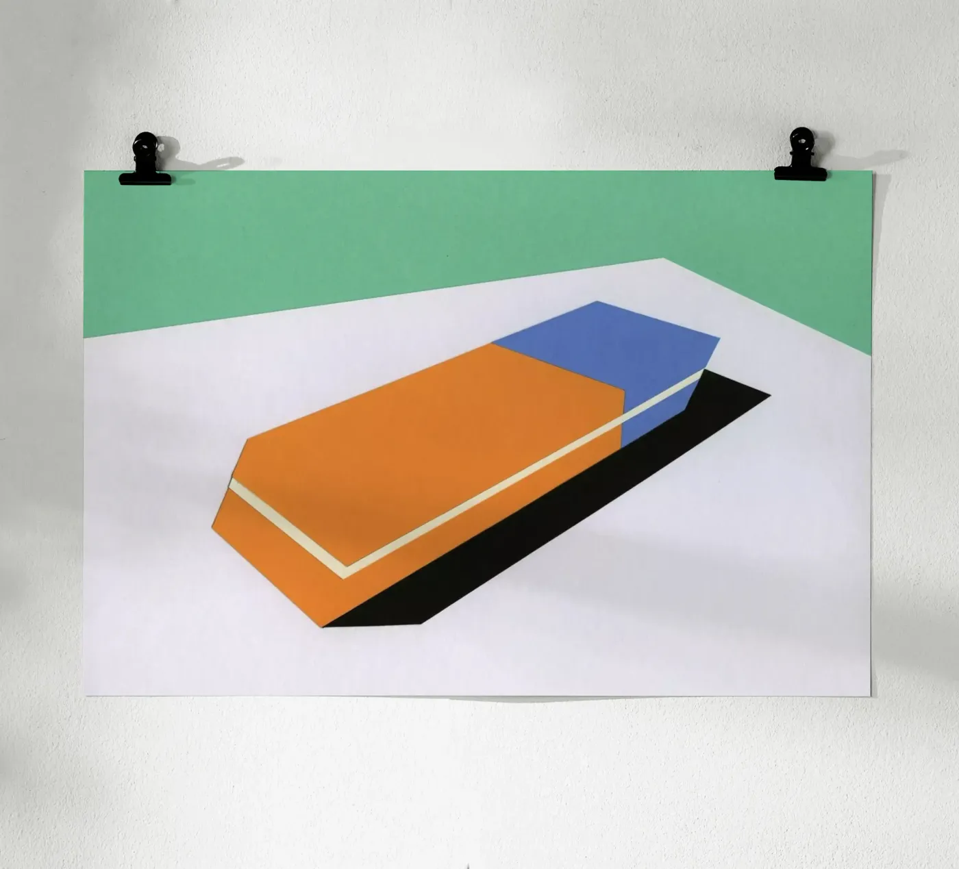 Eraser poster by Rosi Feist