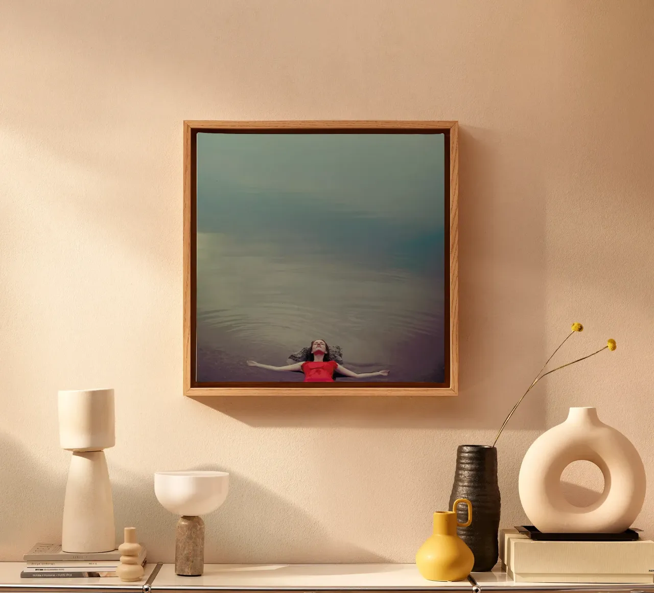 Morning reflection - David Butali tela con Cornice a cassetta da Pictufy