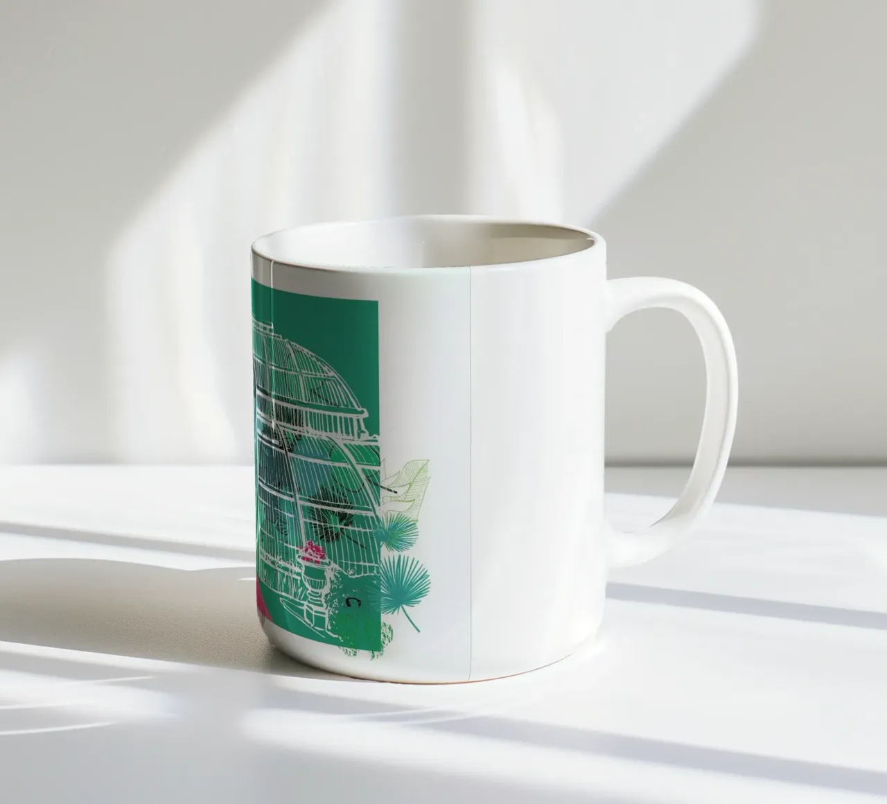 The Palm House tazza in ceramica da Rocket68