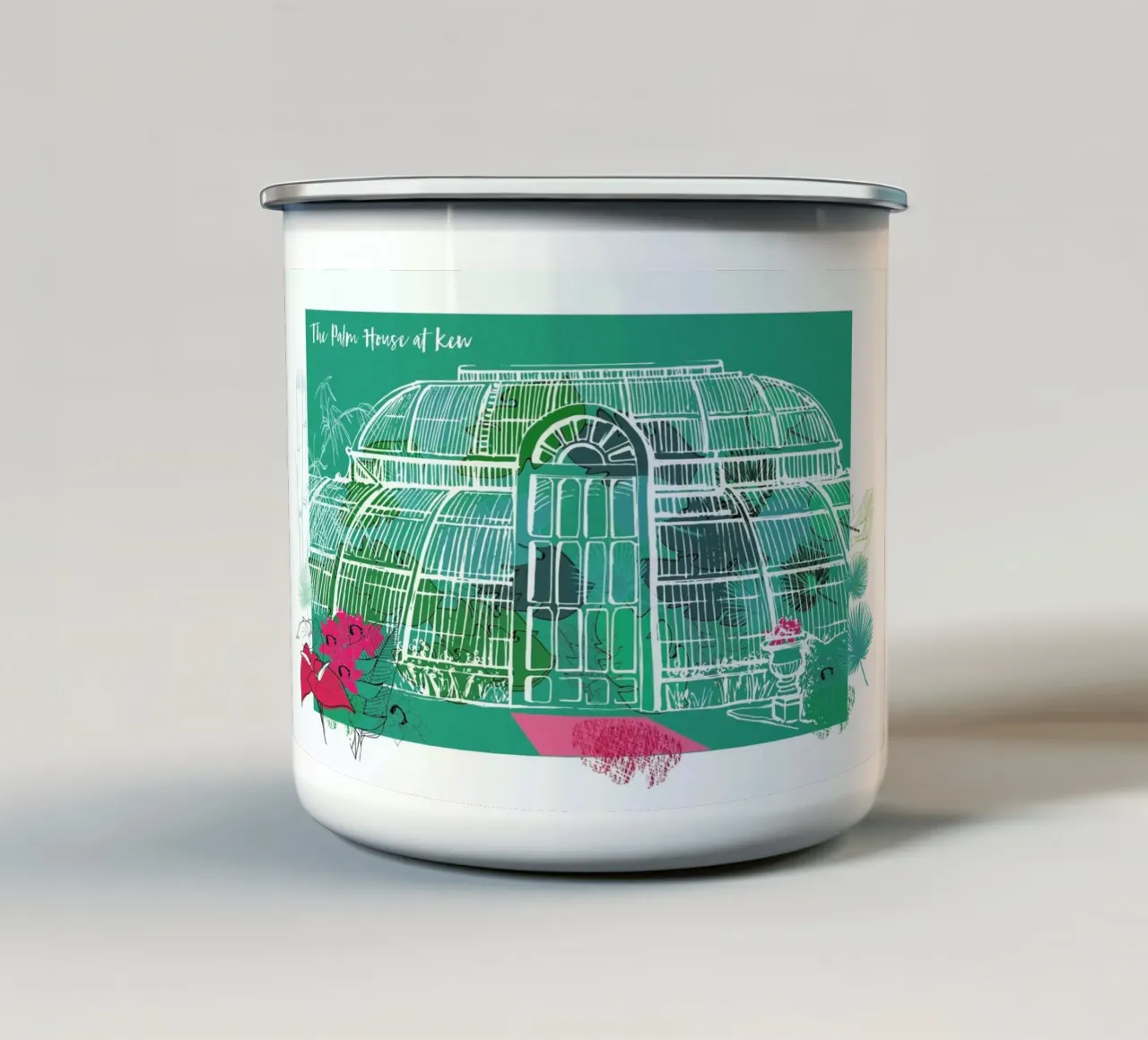 The Palm House tazza in smalto da Rocket68