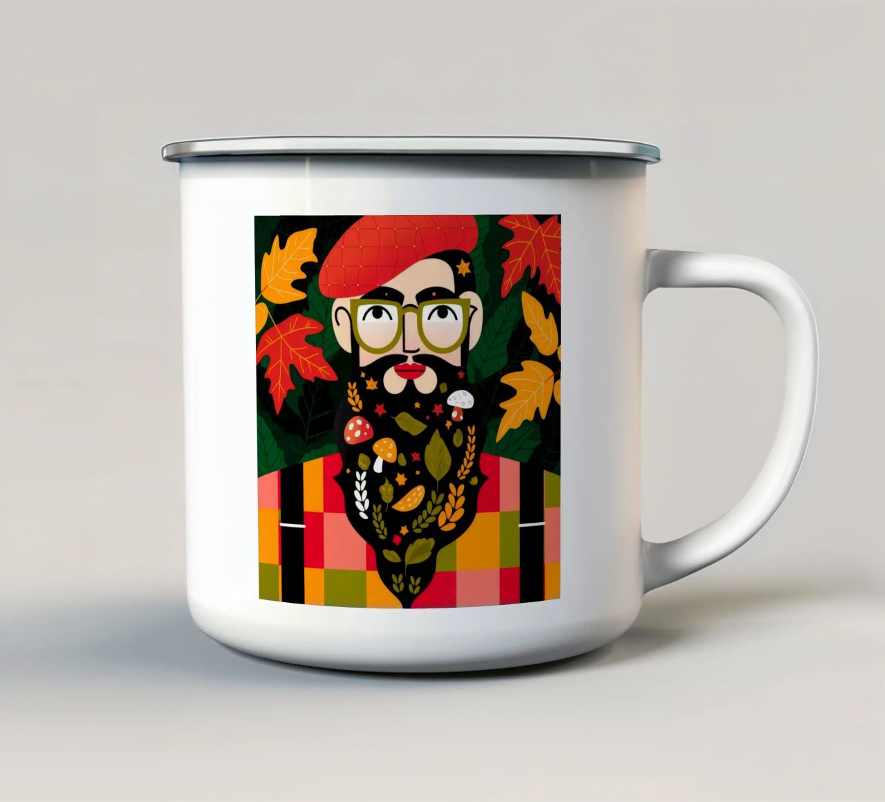 Vibrazioni d'autunno tazza in smalto da Emery Kate