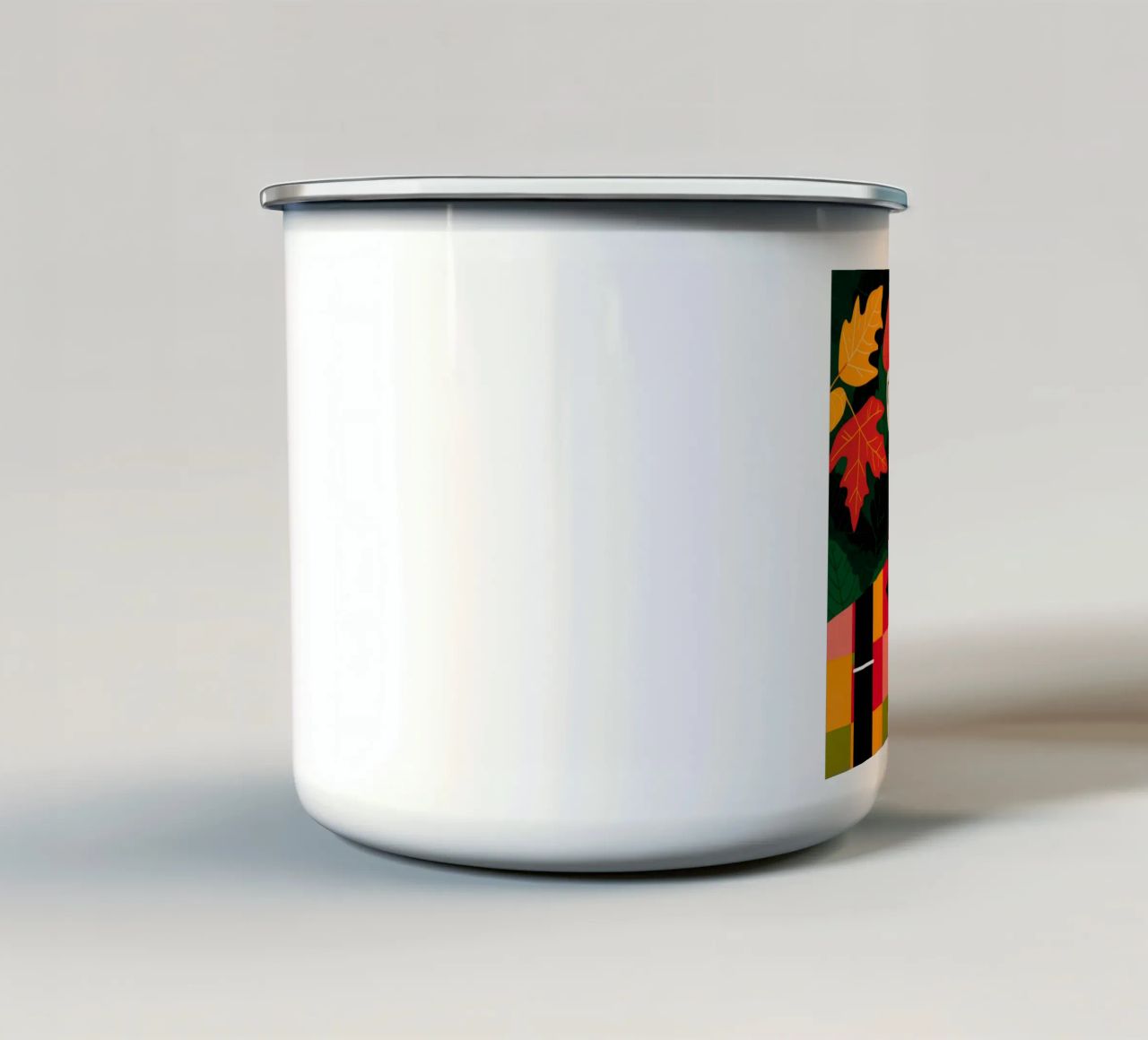 Vibrazioni d'autunno tazza in smalto da Emery Kate