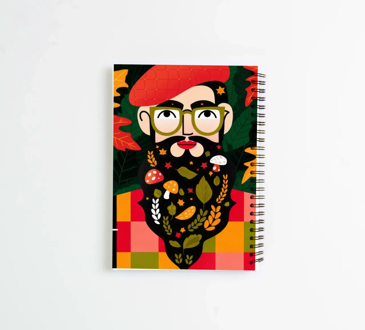 Autumn Vibes spiral notebook by Emery Kate