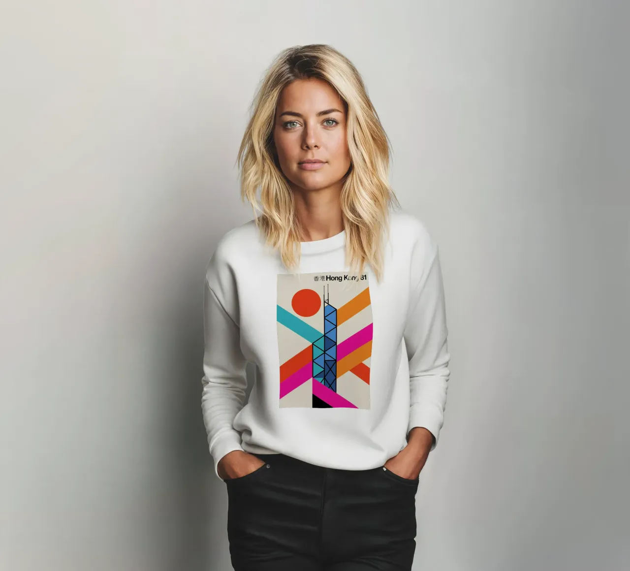 Hong Kong 81 sweatshirt van Bo Lundberg