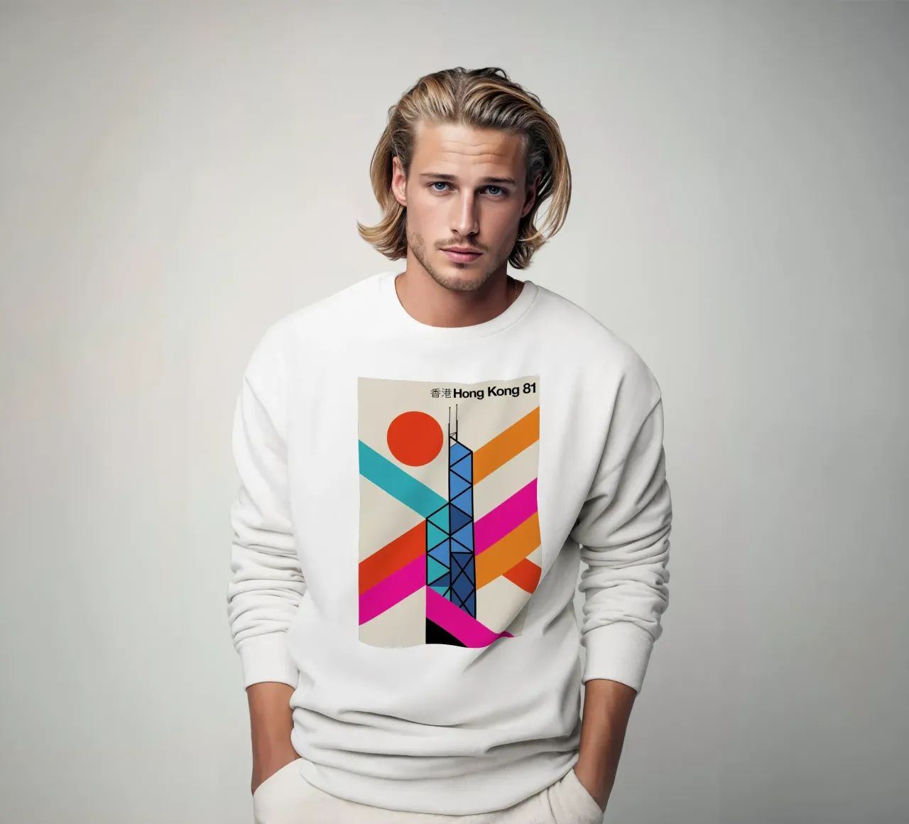 Hong Kong 81 sweatshirt van Bo Lundberg