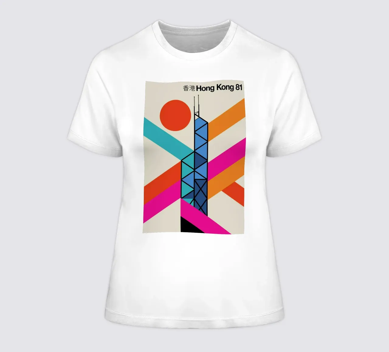 Hong Kong 81 t-shirt da donna da Bo Lundberg