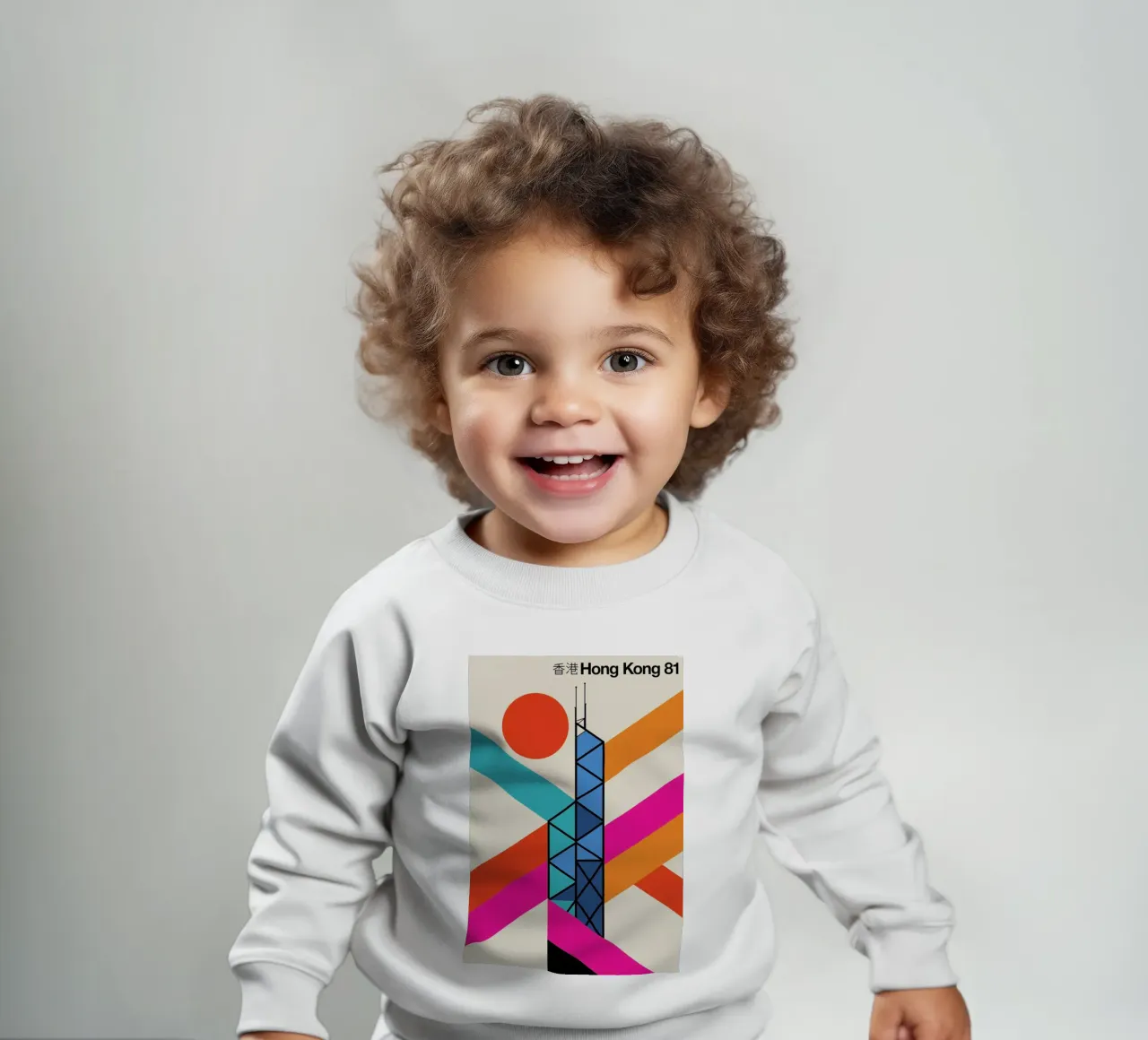 Hong Kong 81 baby sweatshirt by Bo Lundberg