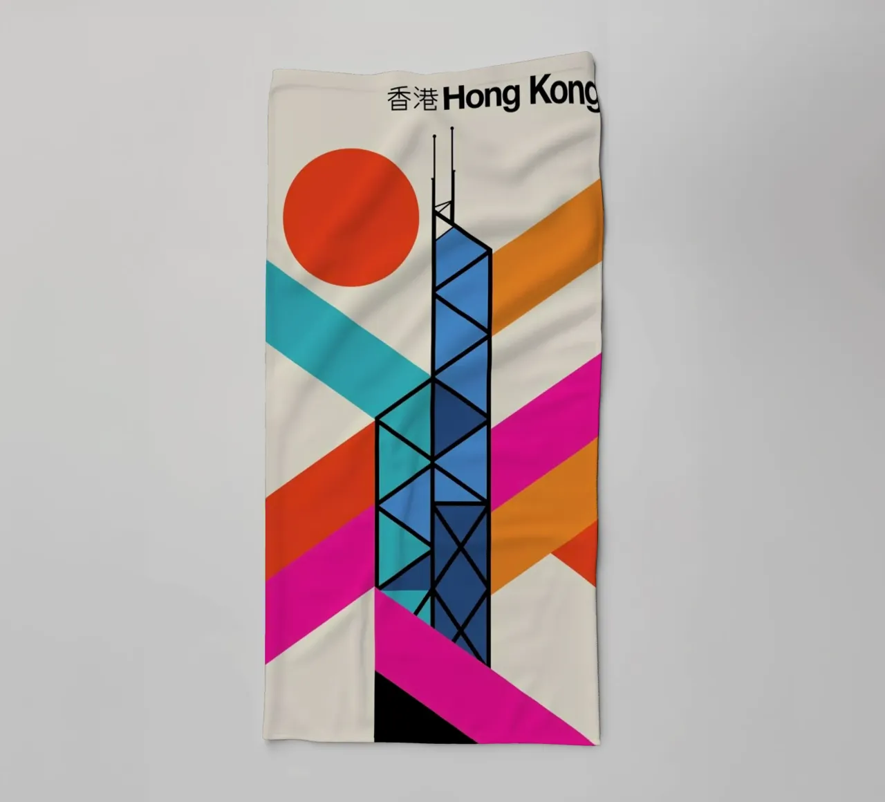 Hong Kong 81 asciugamano da bagno da Bo Lundberg