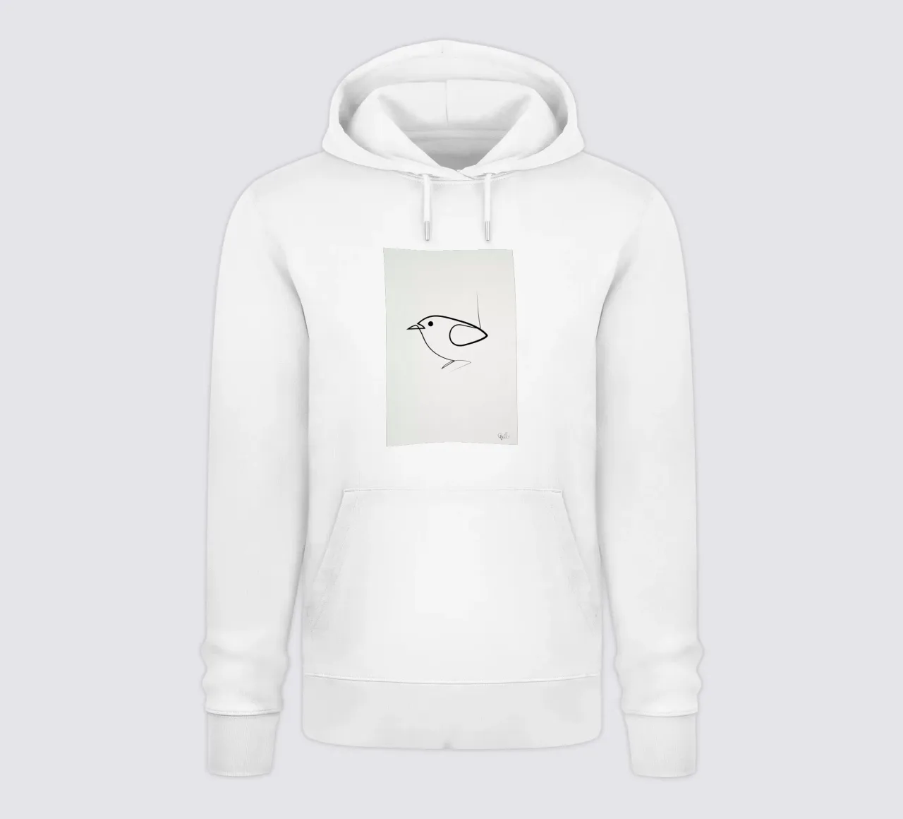 Simple as a Bird felpa con cappuccio da Quibe