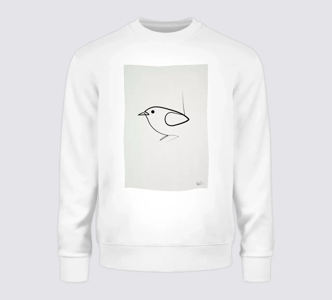 Simple as a Bird Sweatshirt von Quibe