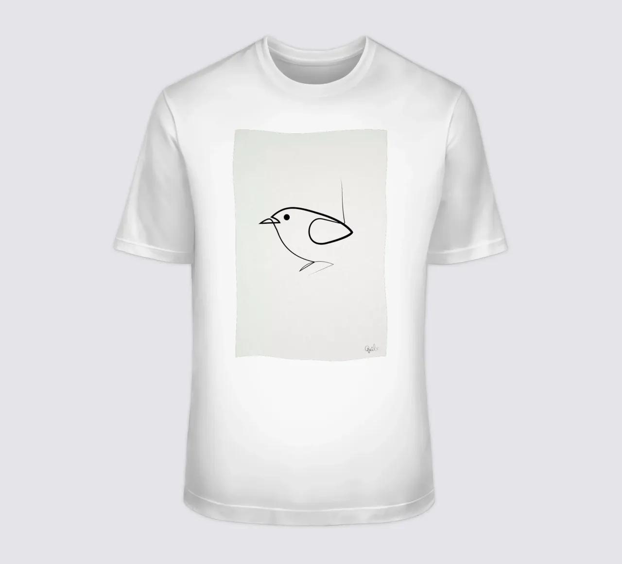 Simple as a Bird t-shirt da Quibe