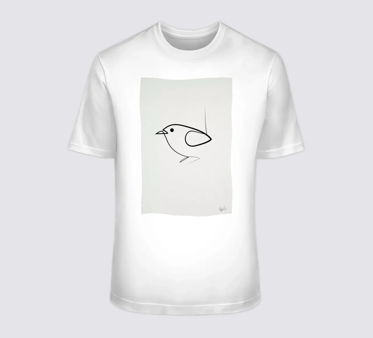 Simple as a Bird t-shirt by Quibe