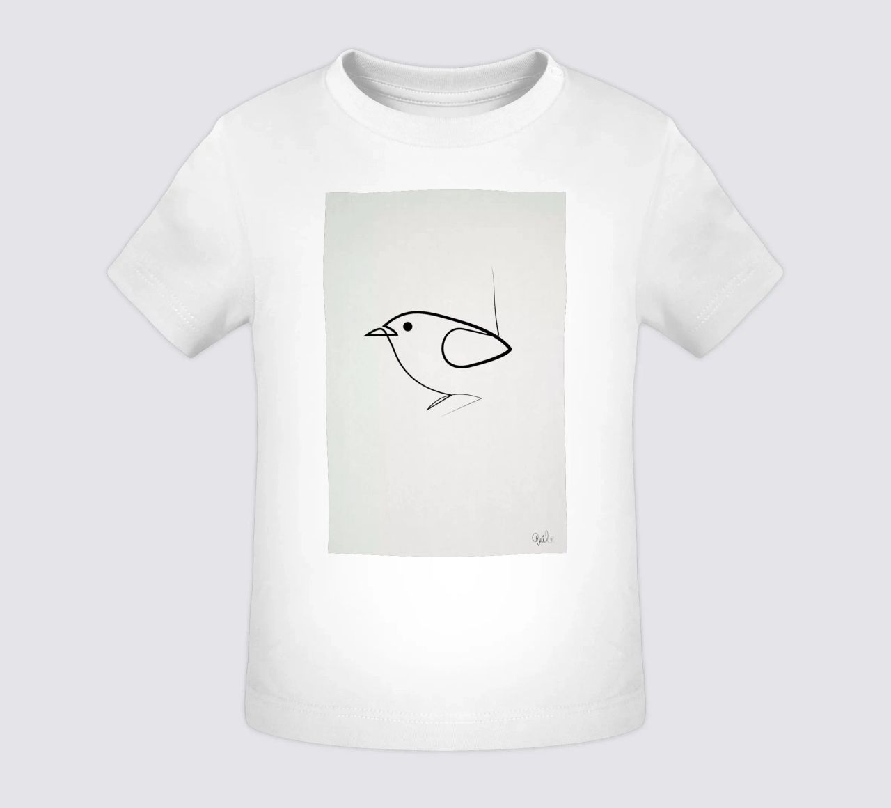 Simple as a Bird maglietta neonato da Quibe