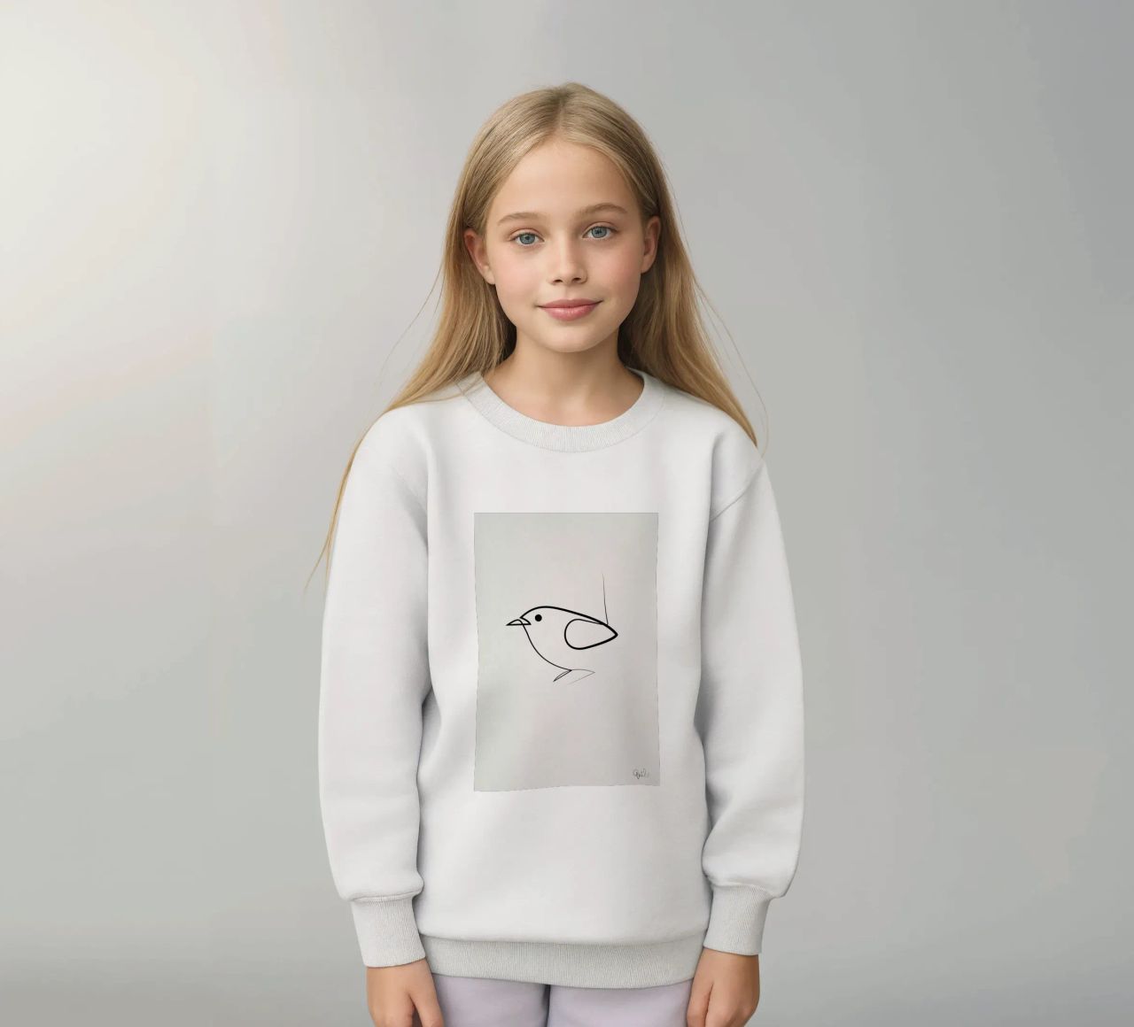 Simple as a Bird felpa bambino da Quibe