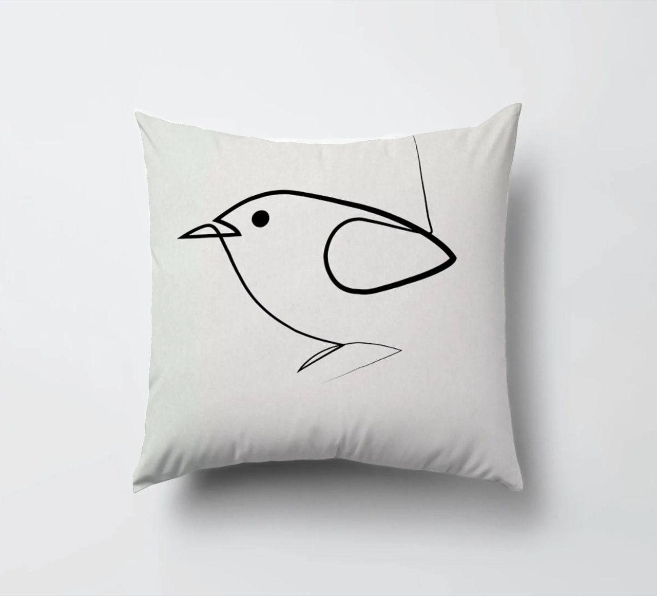 Simple as a Bird cuscino da Quibe