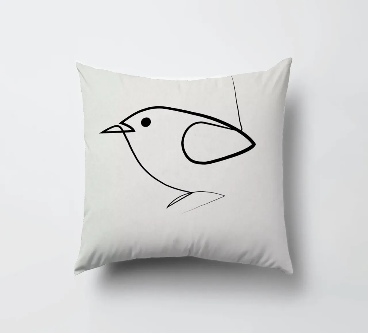 Simple as a Bird cuscino da Quibe