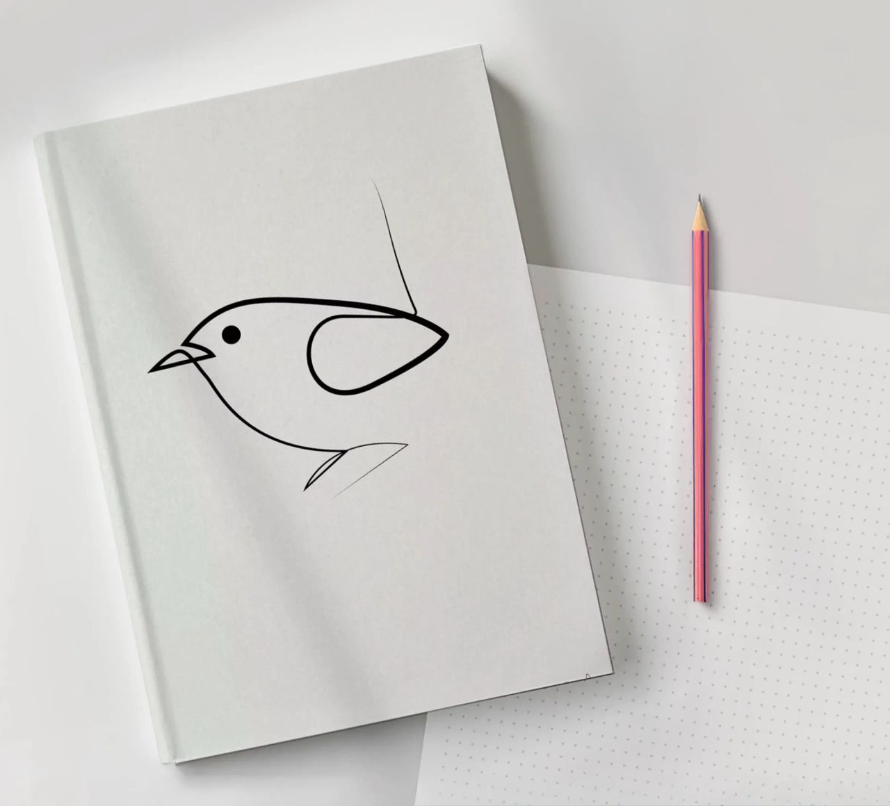 Simple as a Bird notebook by Quibe