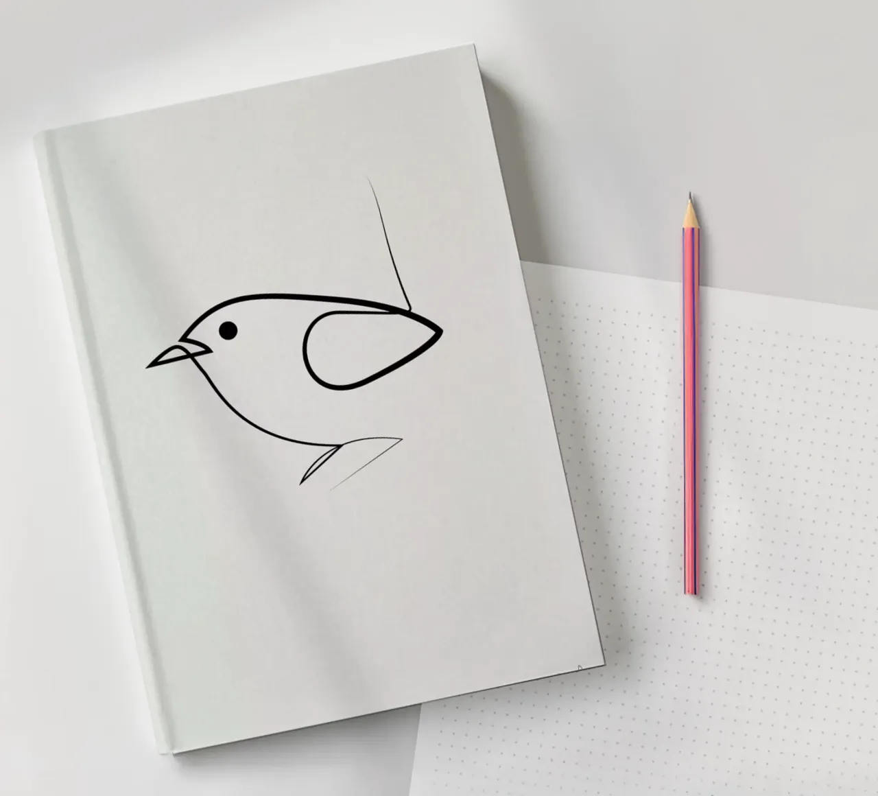 Simple as a Bird notebook by Quibe