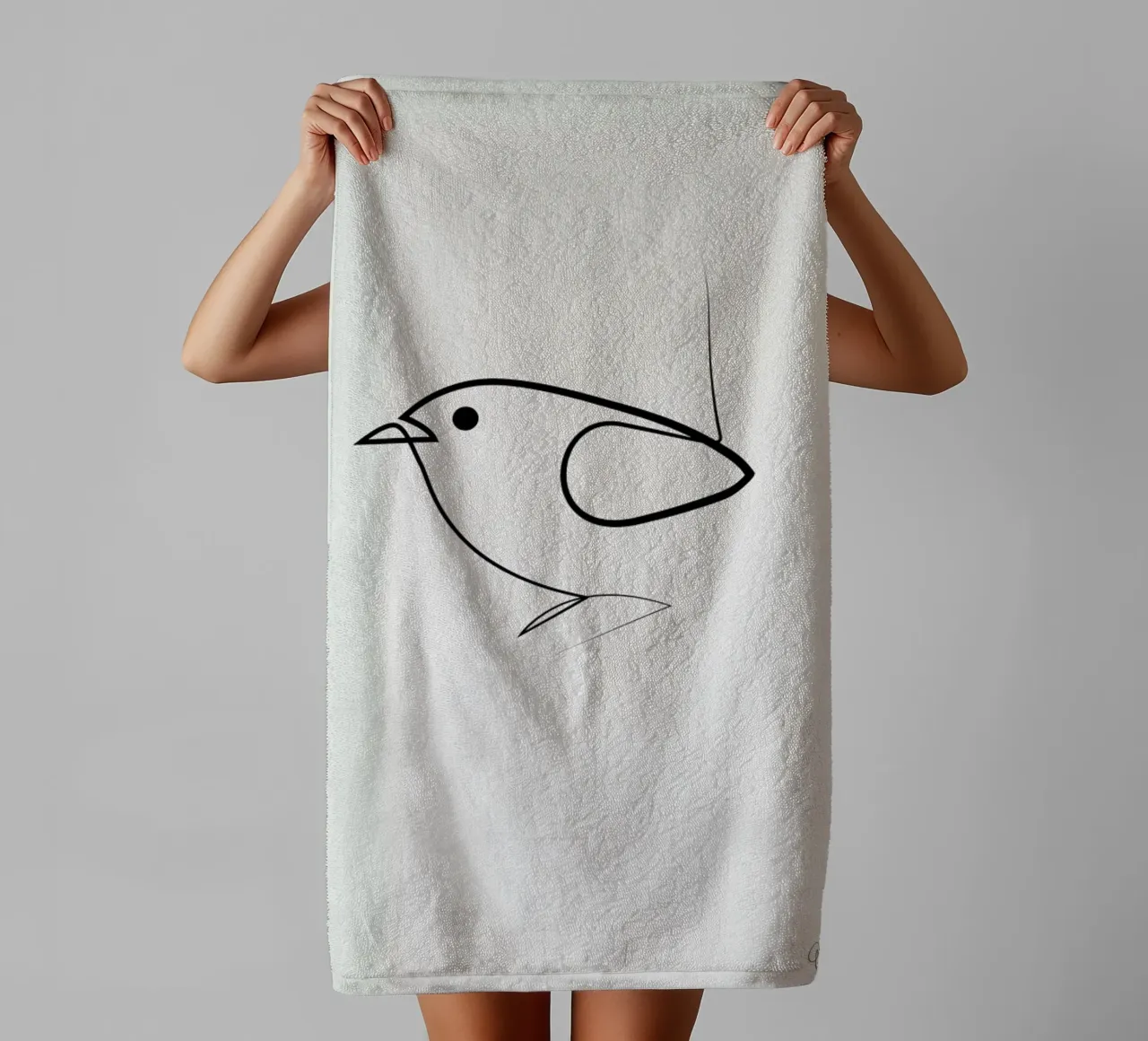 Simple as a Bird asciugamano da bagno da Quibe